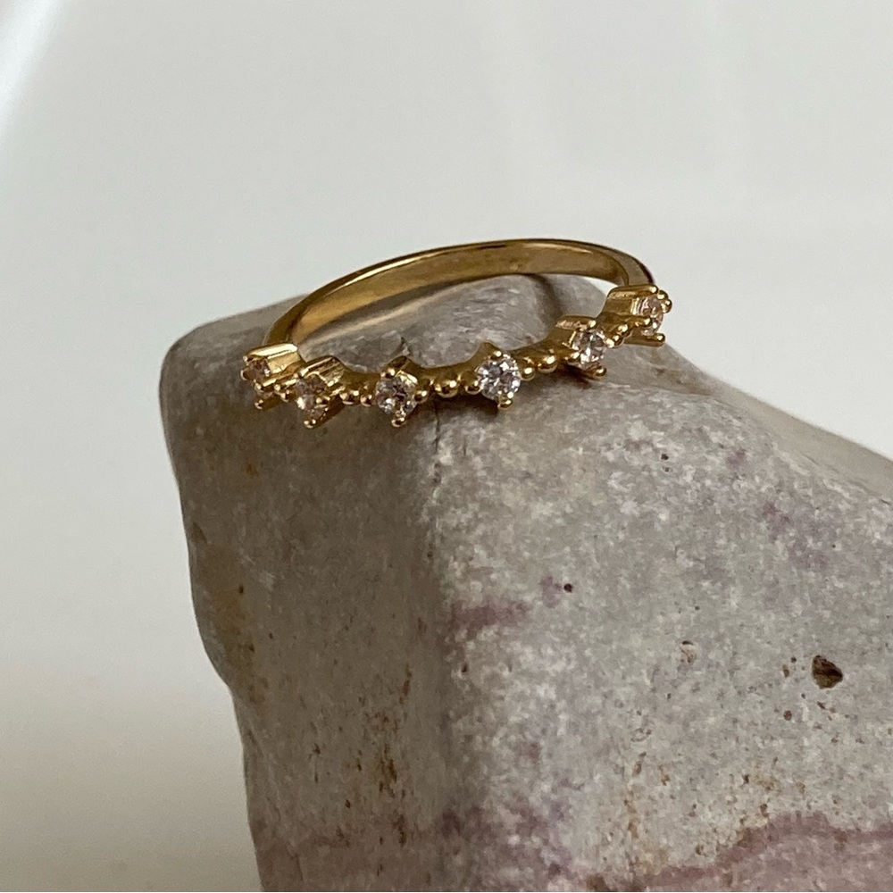 Dainty Pavé Ring - Picture 3 of 6